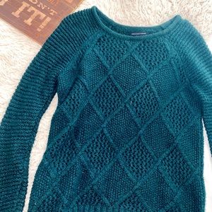 Green American Eagle sweater